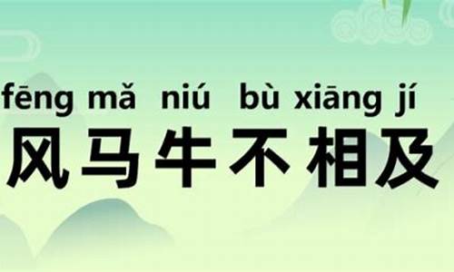 风马牛不相及的意思解释_风马牛不相及的意思解释是什么