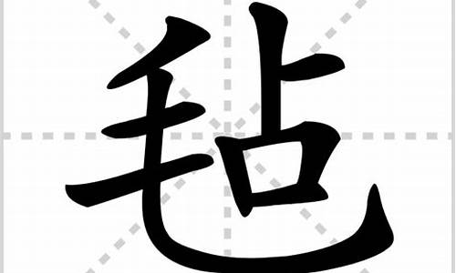 毡字组词